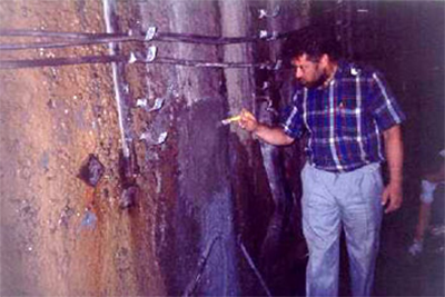 悍达斯旗下“AKBATPOH”密封胶处理的隧道段效果案例